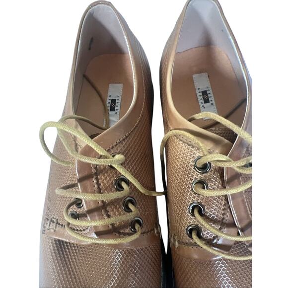 Men\'s Joseph Abboud Brown Oxford Leather Dress Lace Up Shoes Size 12 main image 8